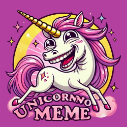 Logo da loja Unicornno meme