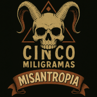 Cinco Miligramas de Misantropia - Camisetas e produtos personalizados