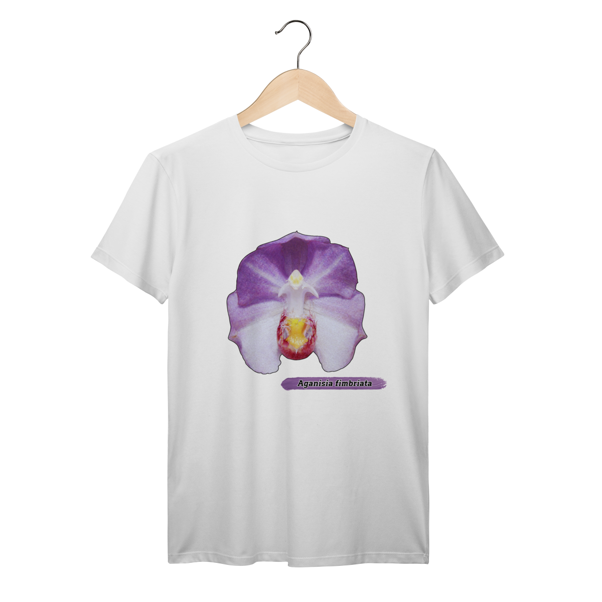 Camiseta Orquídea - Aganisia fimbriata
