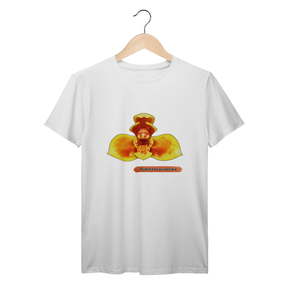 Camiseta Orquídea - Rudolfiella aurantiaca