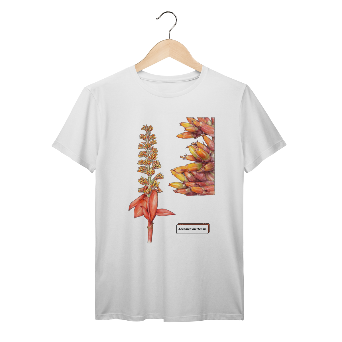 Camisa Flores da Amazônia - Aechmea mertensii