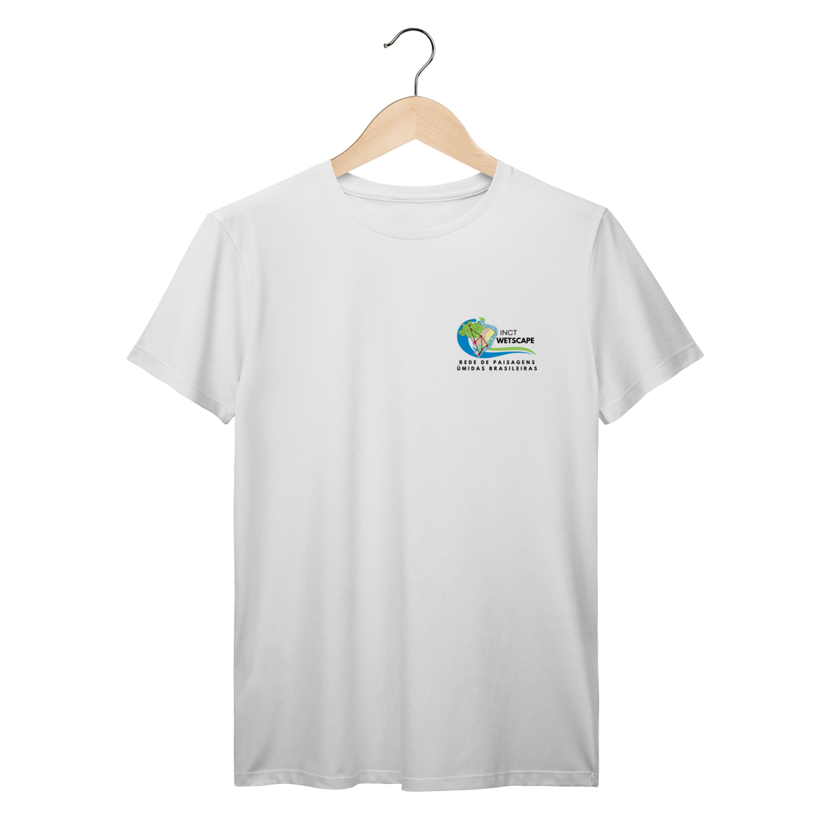 Camiseta INCT Rede WETSCAPE – Ciência, Água e Paisagens que Inspiram