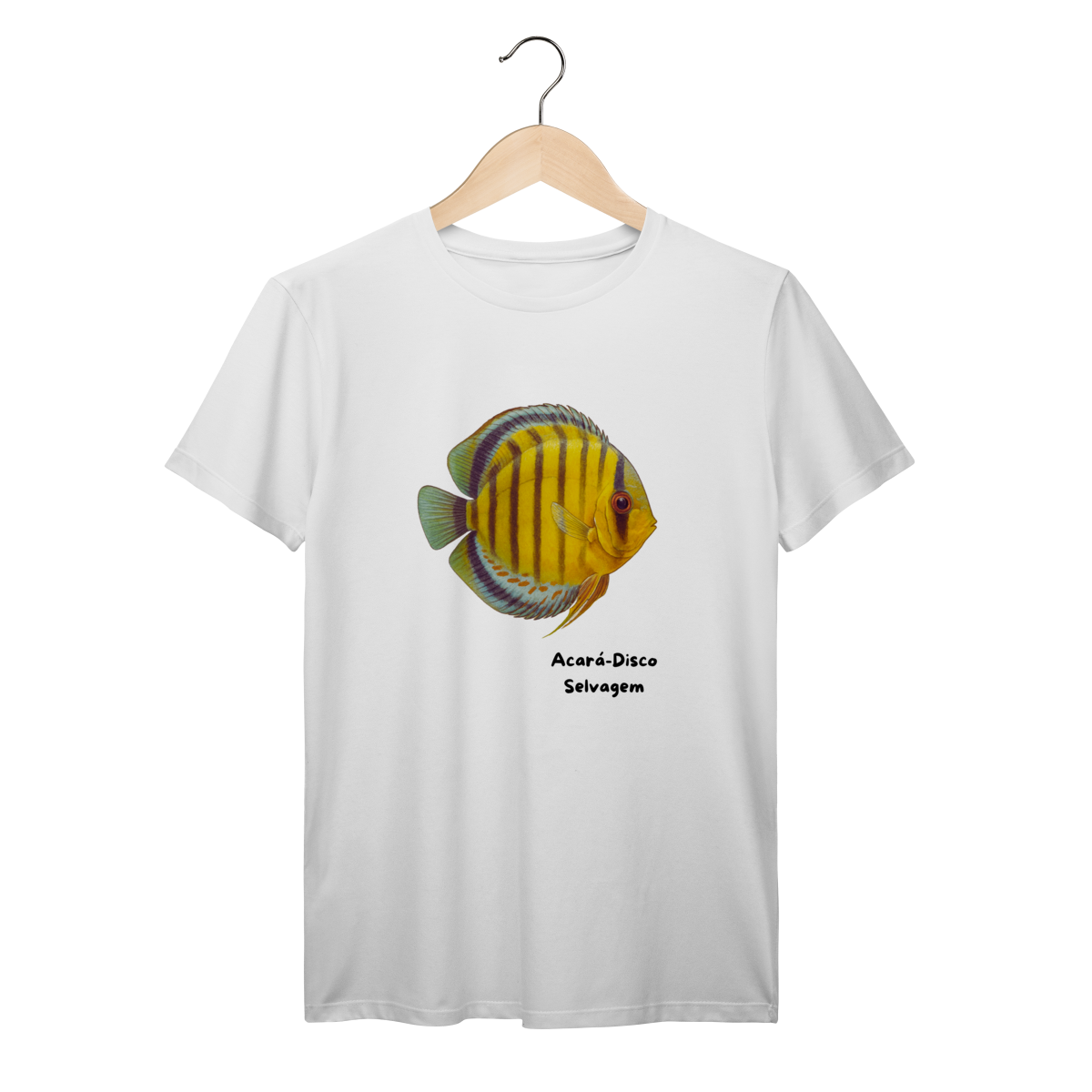 Camiseta Aquarista - Acará‑disco selvagem (Symphysodon spp.)