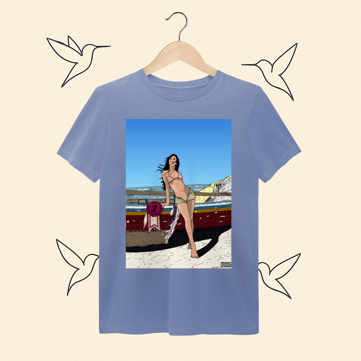 Nome do produto: Camiseta Estonada Marina Sena De Primeira