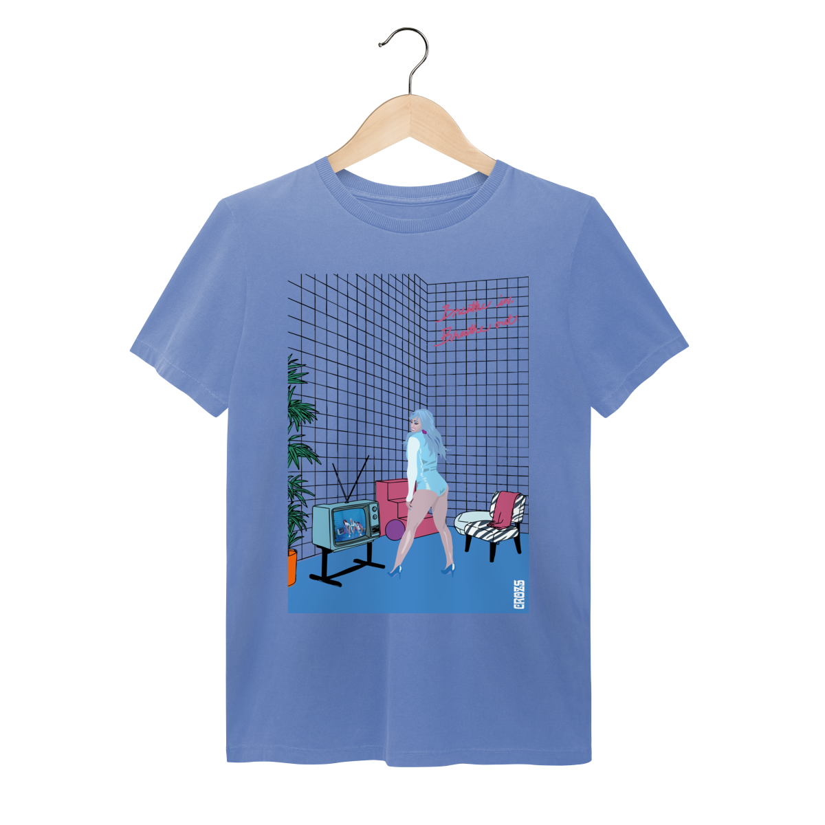 Camiseta Estonada Hilary Duff Breathe in breathe out