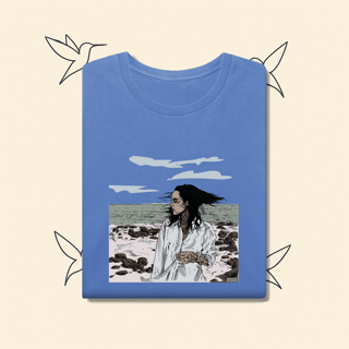 Camiseta estonada Kehlani Blue Water Road