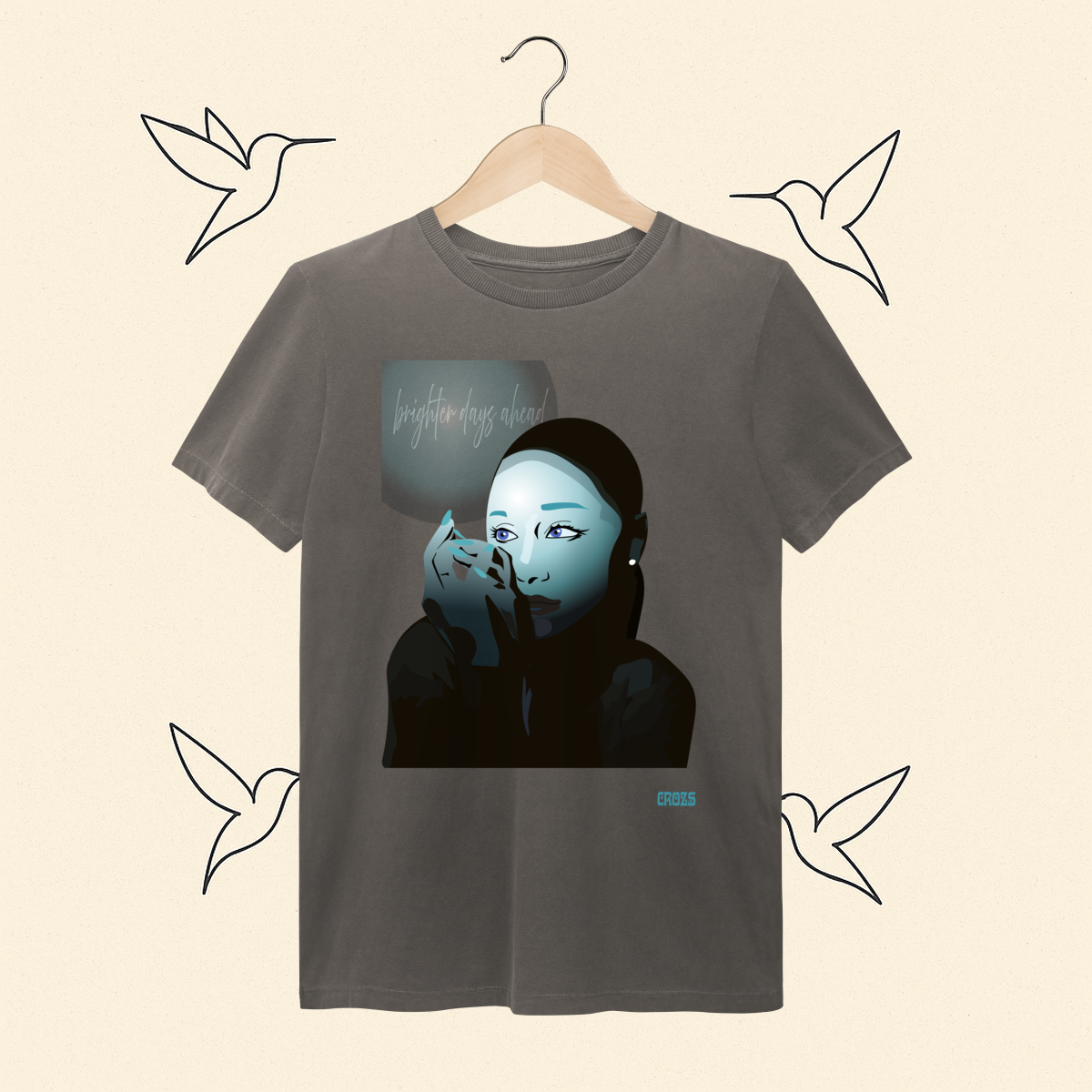 Camiseta Estonada Ariana Grande Brighter Days Ahead