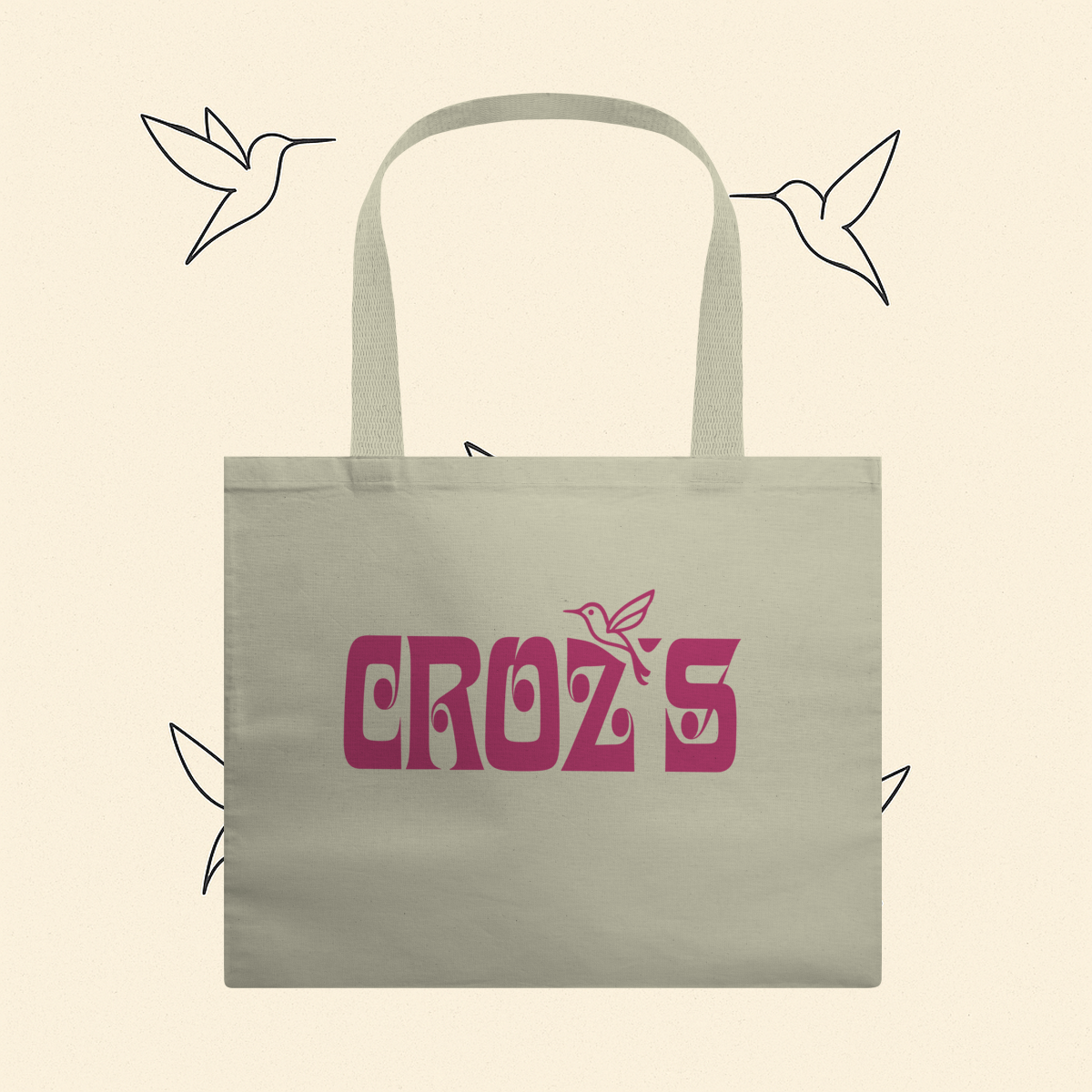 Ecobag Crozs Rosa