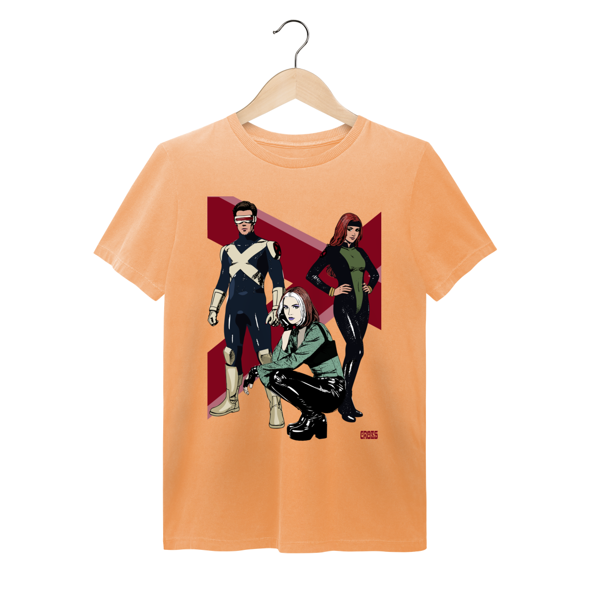 Camiseta Estonada X Men Evolution Jean, Scott, Rogue