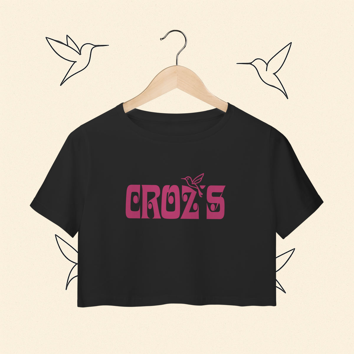 Cropped Crozs Rosa