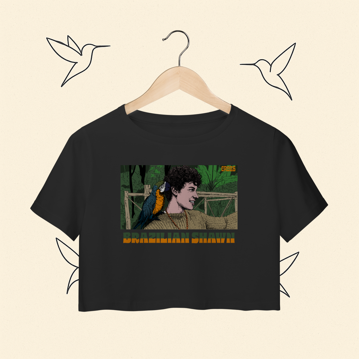 Cropped Brazilian Shawn