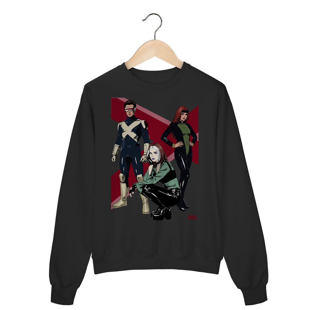 Moletom X Men Evolution Jean, Scott, Rogue