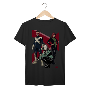 Camiseta Premium X Men Evolution Jean, Scott, Rogue