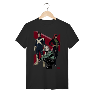 Camiseta X Men Evolution Jean, Scott, Rogue