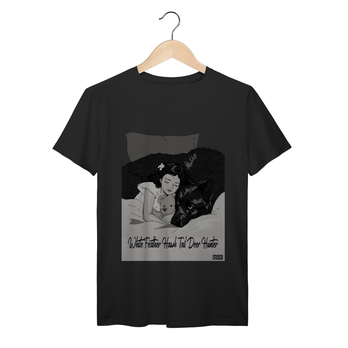 Camiseta Premium Lana Del Rey White Feather Hawk Tail Deer Hunter