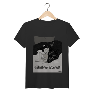 Tech T-Shirt Lana Del Rey White Feather Hawk Tail Deer Hunter 