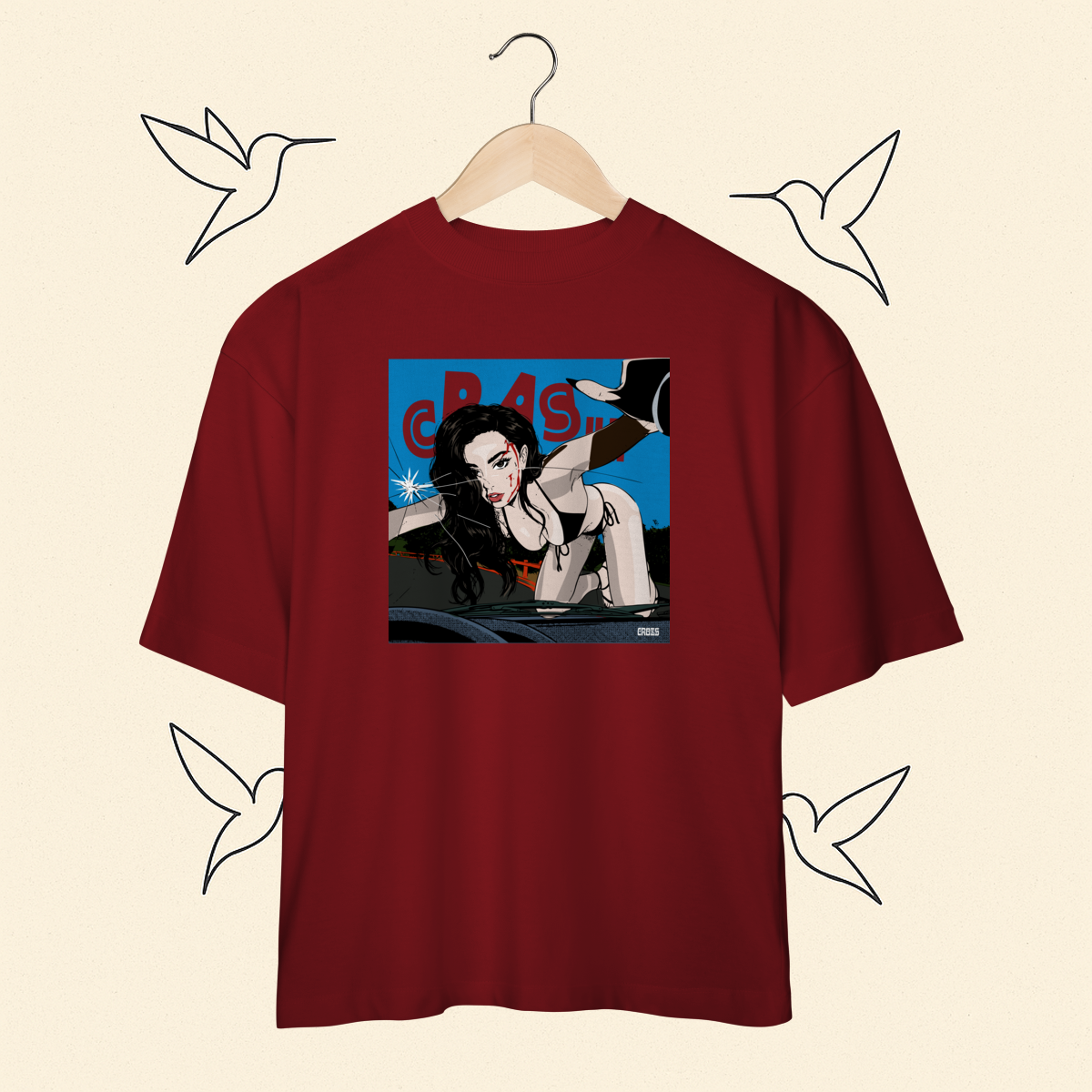 Oversized CRASH Charli XCX