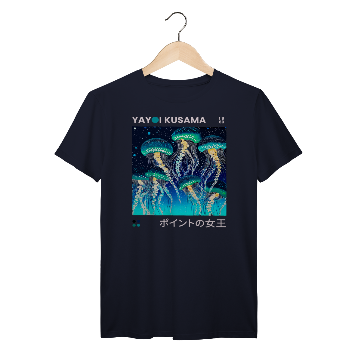 Camiseta Yayoi Kusama Carav Blc Algodão Prime