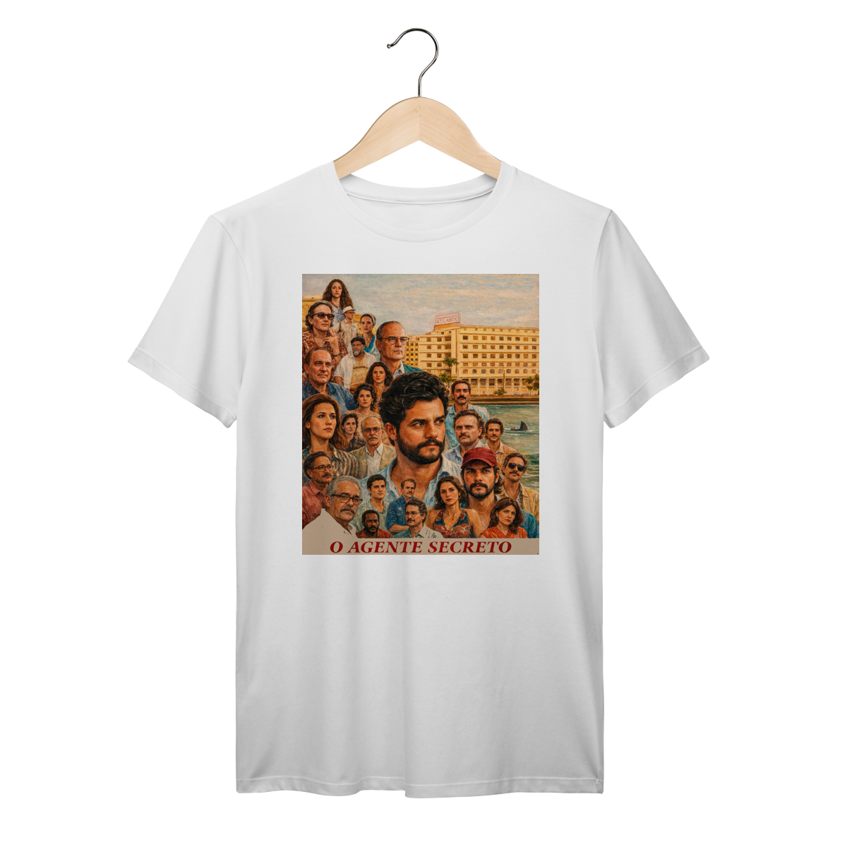 Camiseta O Agente Secreto Algodão Prime 