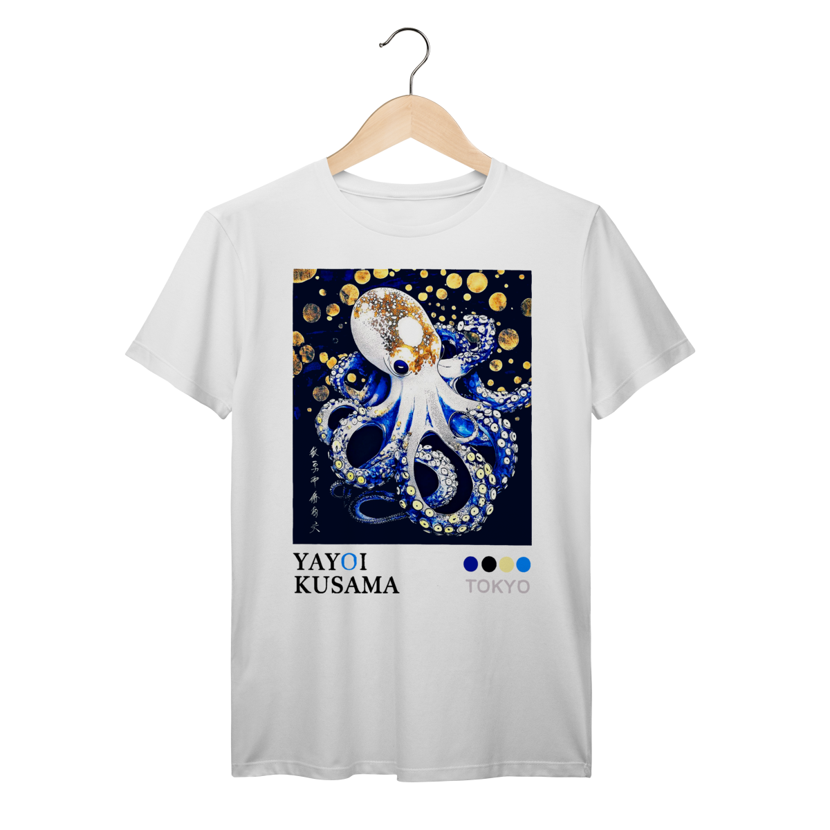Camiseta Yayoi Kusama Polvo Museu Paris Algodão Prime