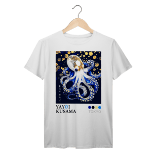 Camiseta Yayoi Kusama Polvo Museu Paris Algodão Prime