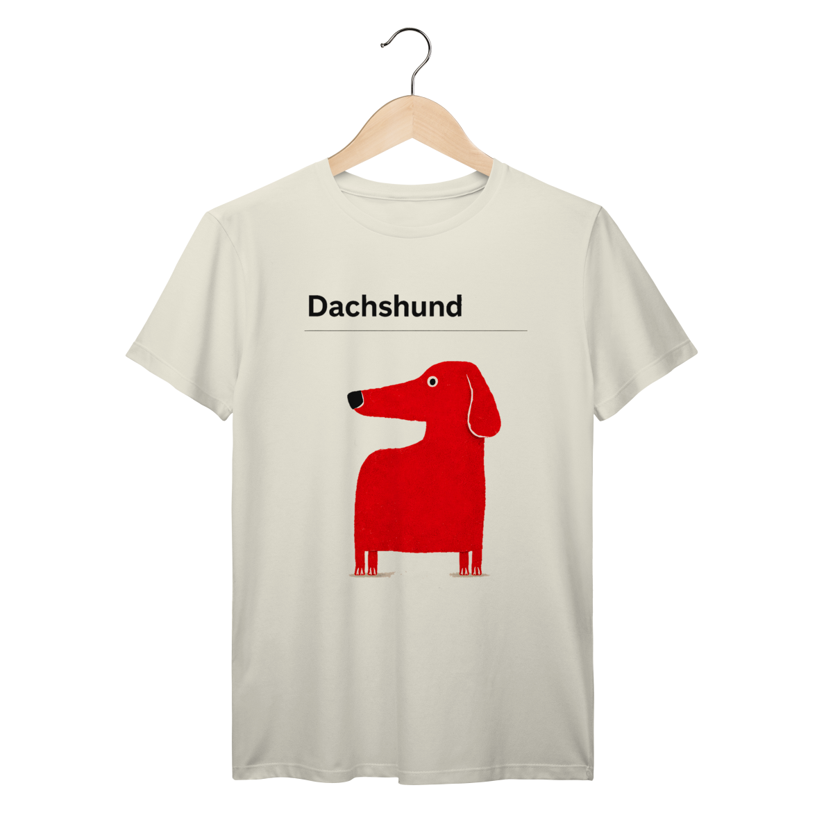 Camiseta Dachshund Algodão Prime 
