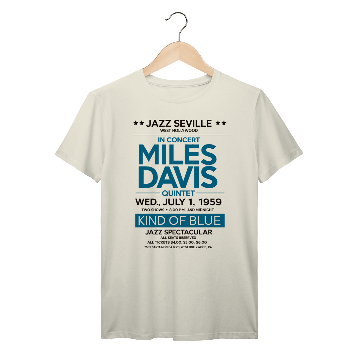 Camiseta Miles Davis 59 Algodão Prime