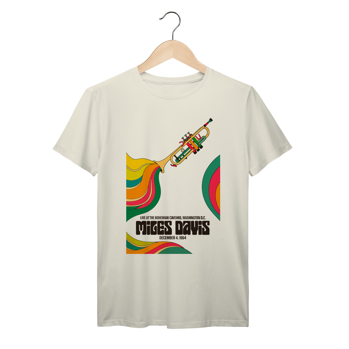 Camiseta Miles Davis 64 Algodão Prime