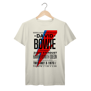 Camiseta David Bowie Ziggy Stardust 1973 Algodão Prime 