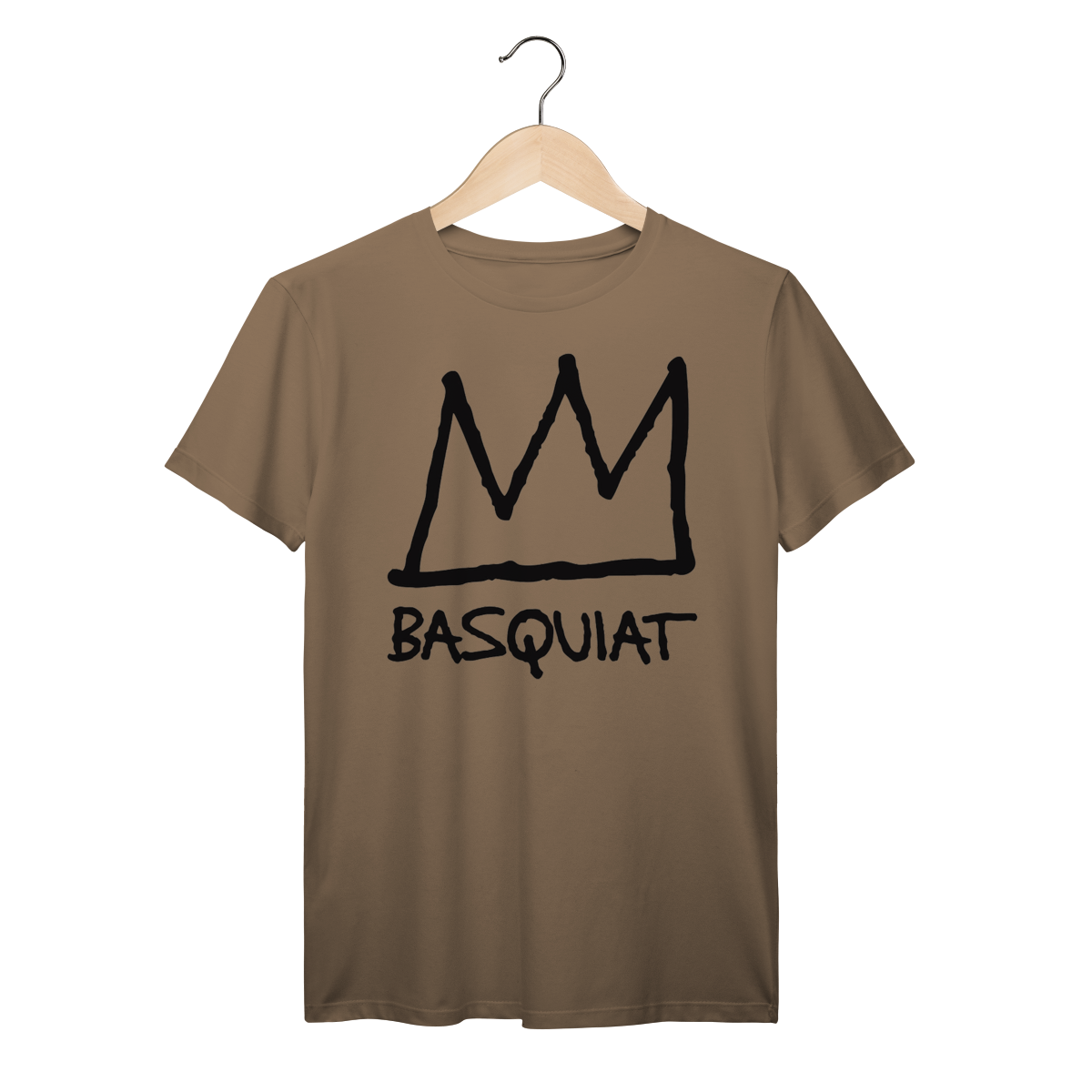 Camiseta Basquiat Algodão Prime Frente & Verso