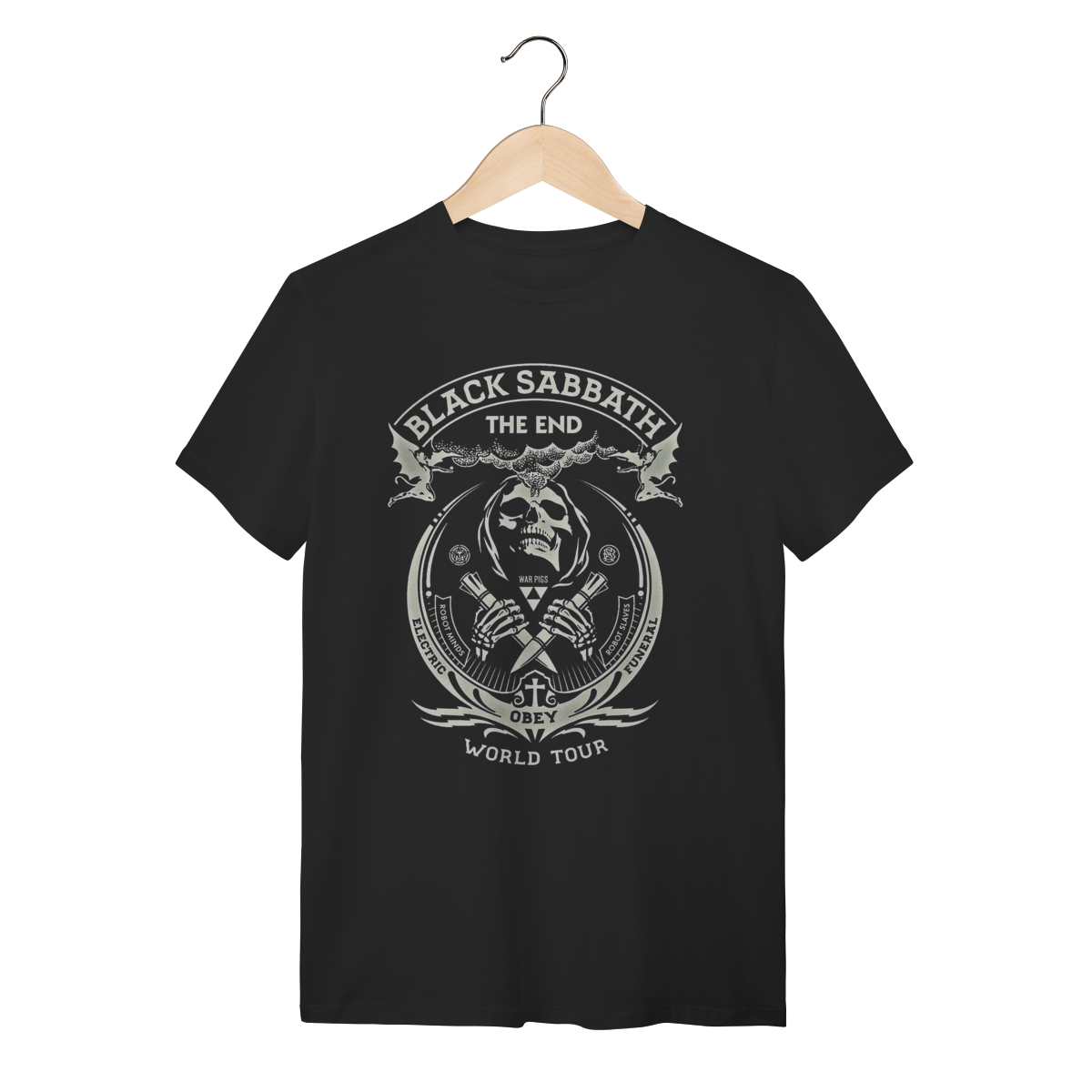 Camiseta Black Sabbath End algodão quality