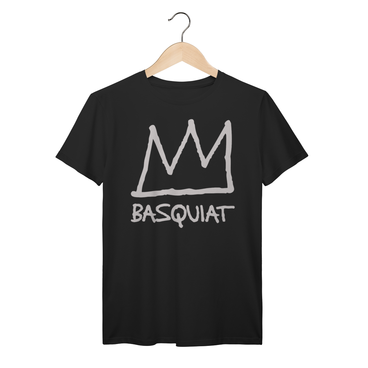 Camiseta Basquiat Samo Algodão Prime Frente & Verso