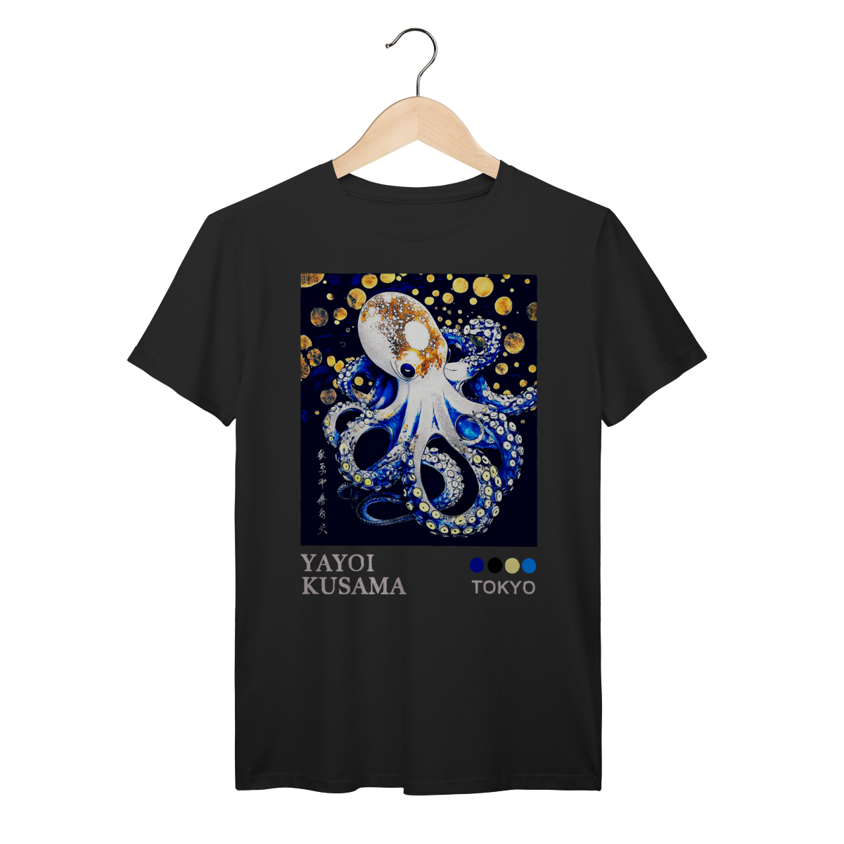 Camiseta Yayoi Kusama Polvo Blc Algodão Prime 