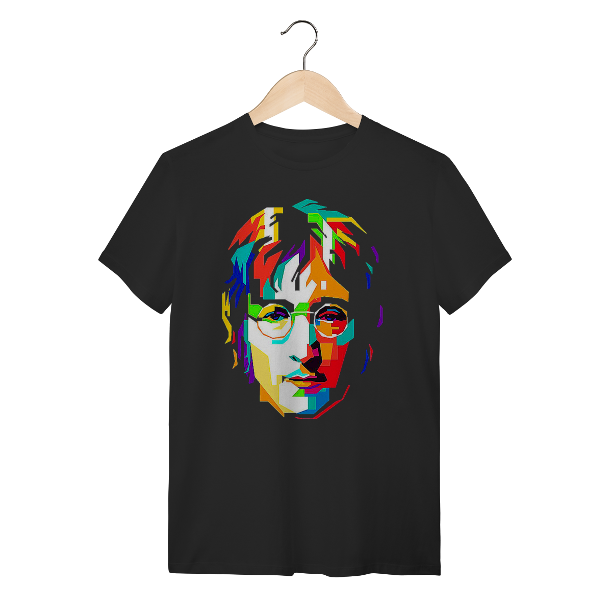 Camiseta Lennon Pop Art Algodão Quality 