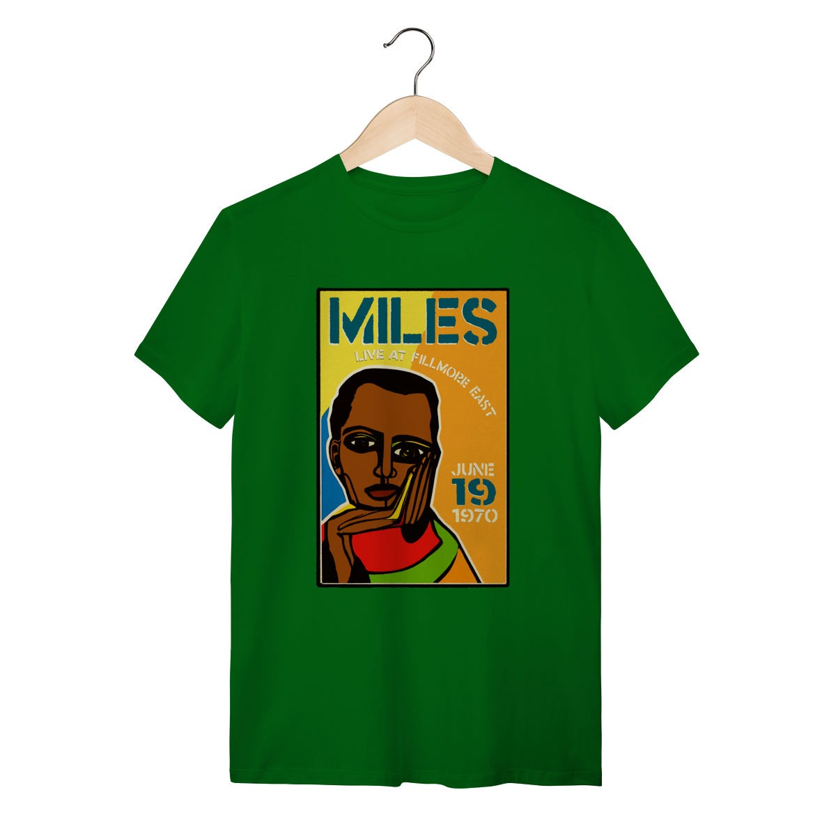 Camiseta Miles Davis 70 Algodão Quality 