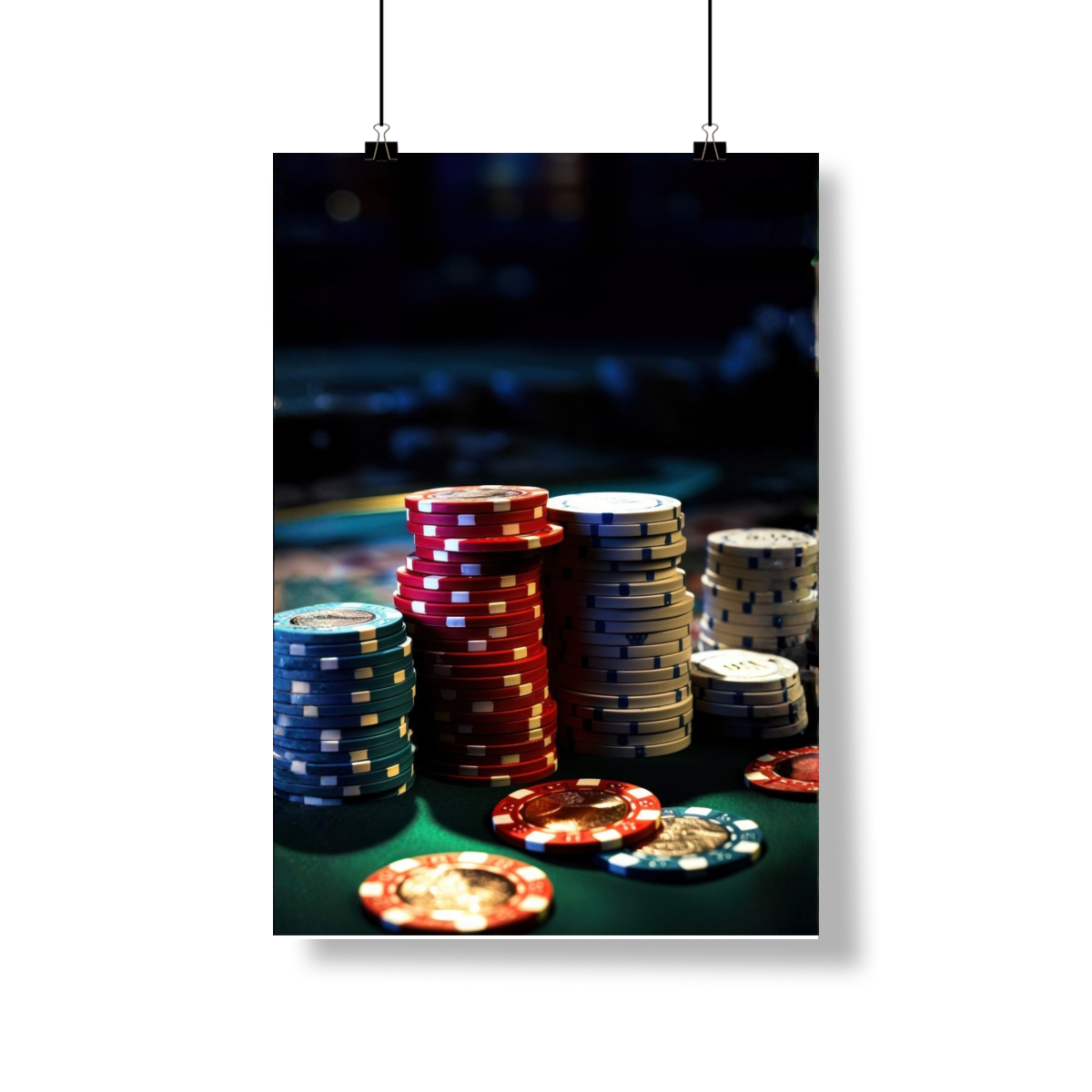 Poster Retrato - Poker