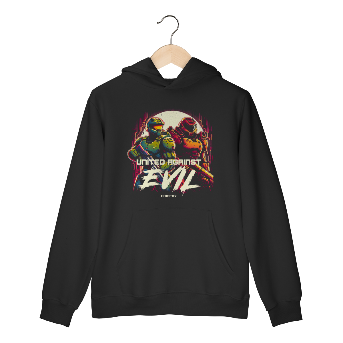 Moletom Canguru - United Against Evil