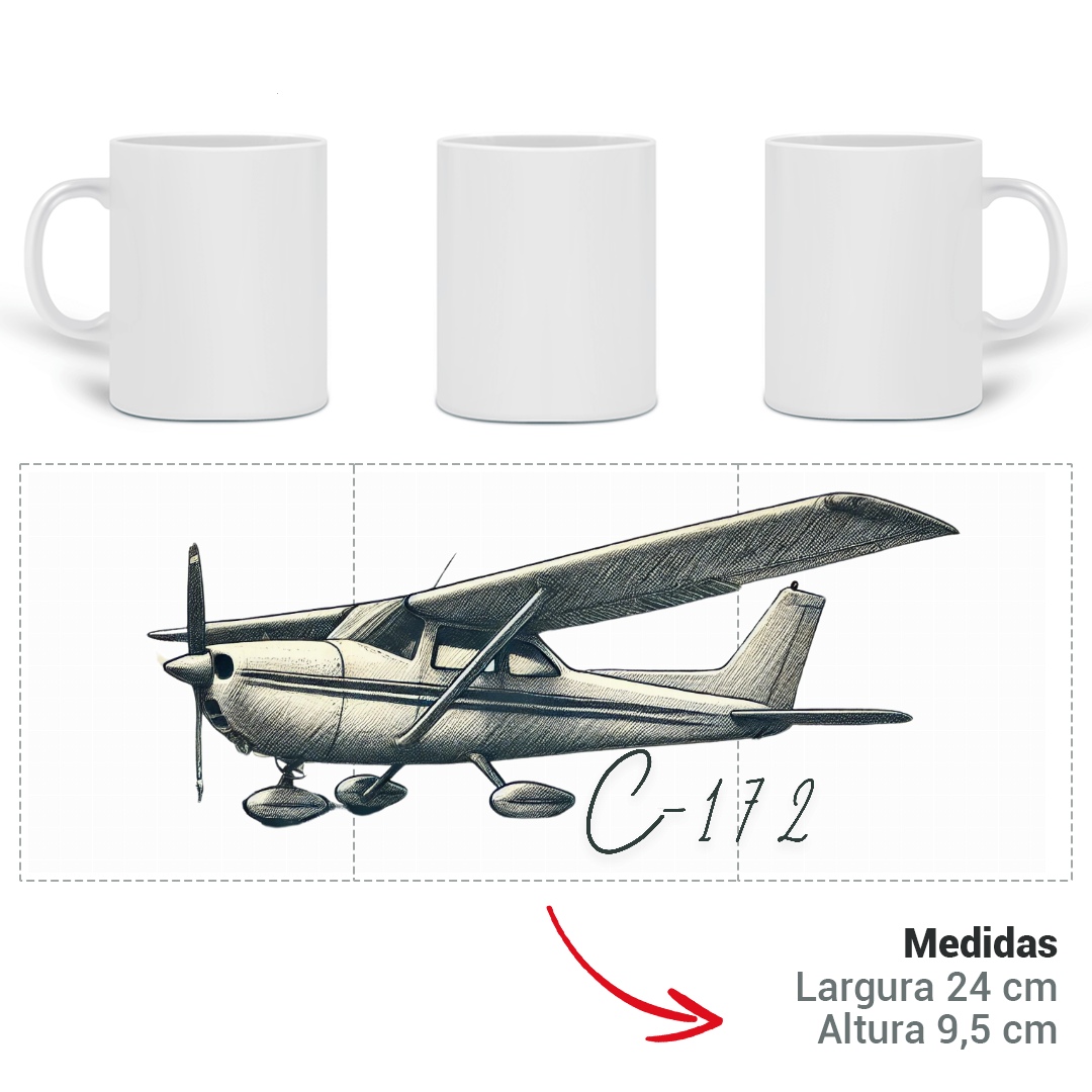 Caneca - Cessna 172