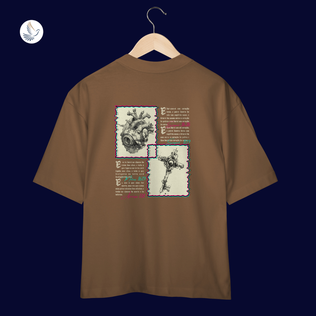 Coração e Chave - Ez 36 (Oversized)