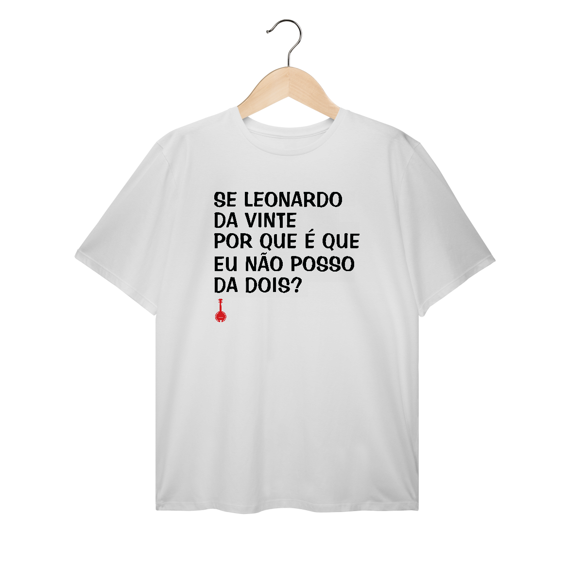 Camiseta Plus Size Se Leonardo Da Vinte
