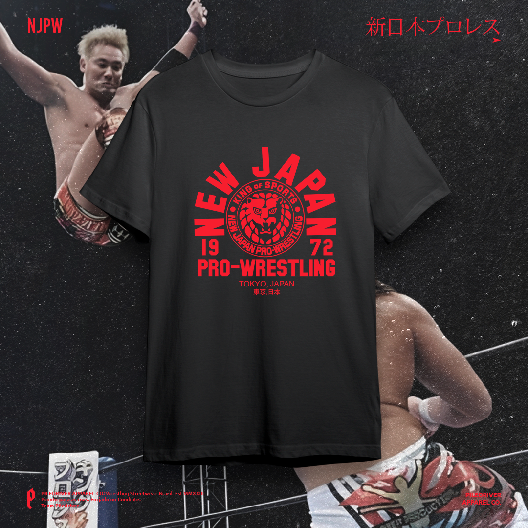 Camiseta NJPW - New Japan Pro Wrestling
