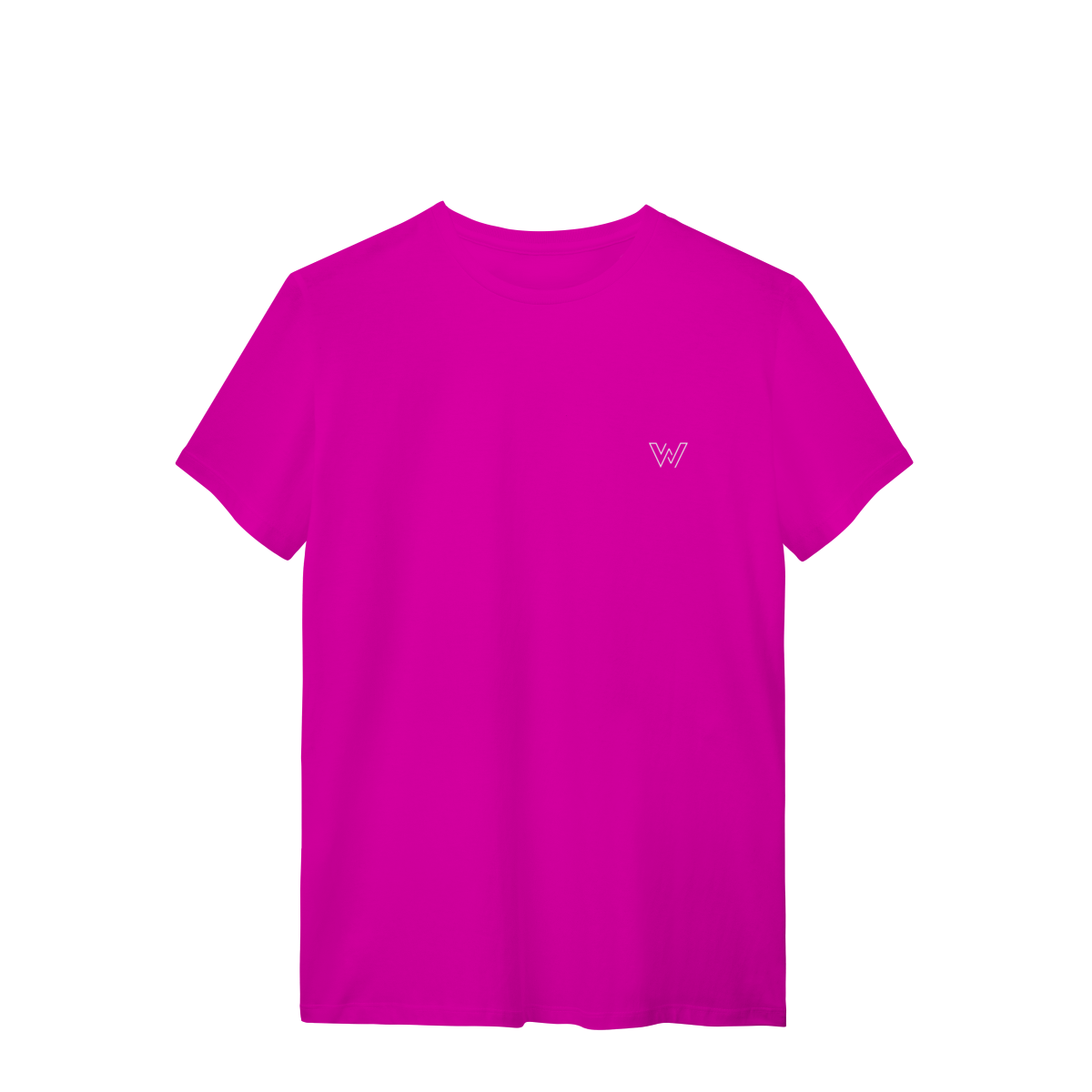 Nome do produto: Camiseta Rosa WIZE WEAR – Minimalismo em Alta