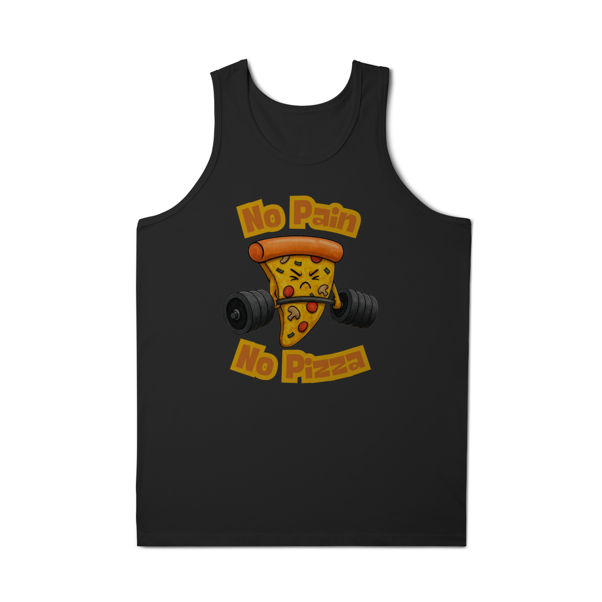Nome do produto: No Pain No Pizza - Regata