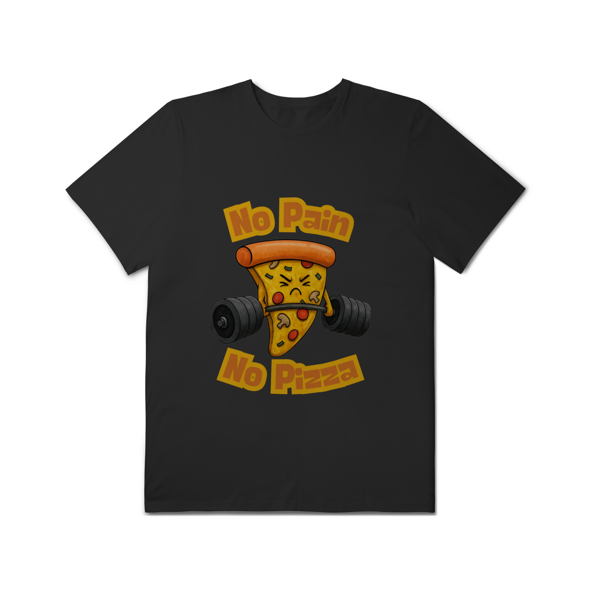 Nome do produto: No Pain No Pizza - Plus Size