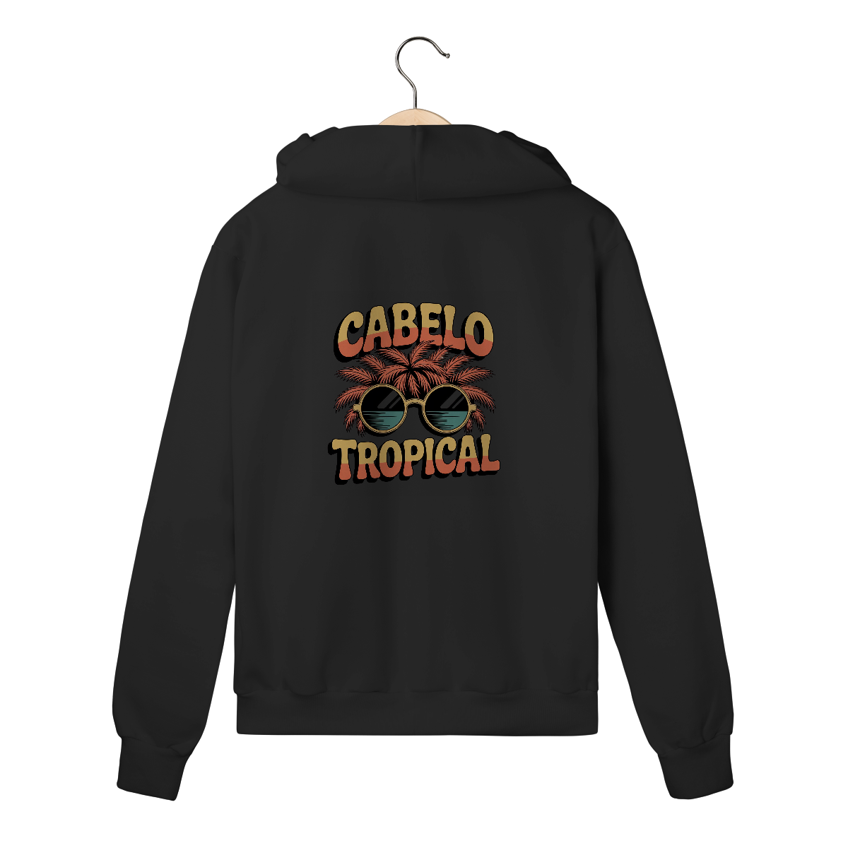 MOLETOM COM ZIPER - CABELO TROPICAL