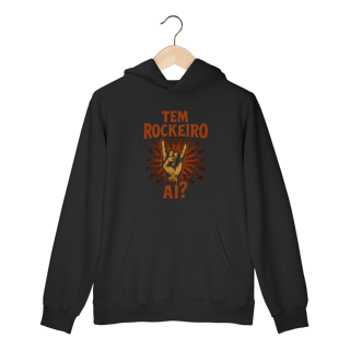 MOLETOM CANGURU - TEM ROCKEIRO AÍ