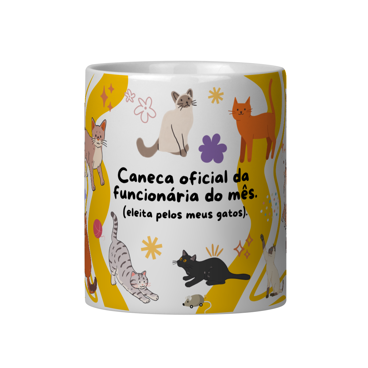 Nome do produto: Caneca Funcionária do Mês
