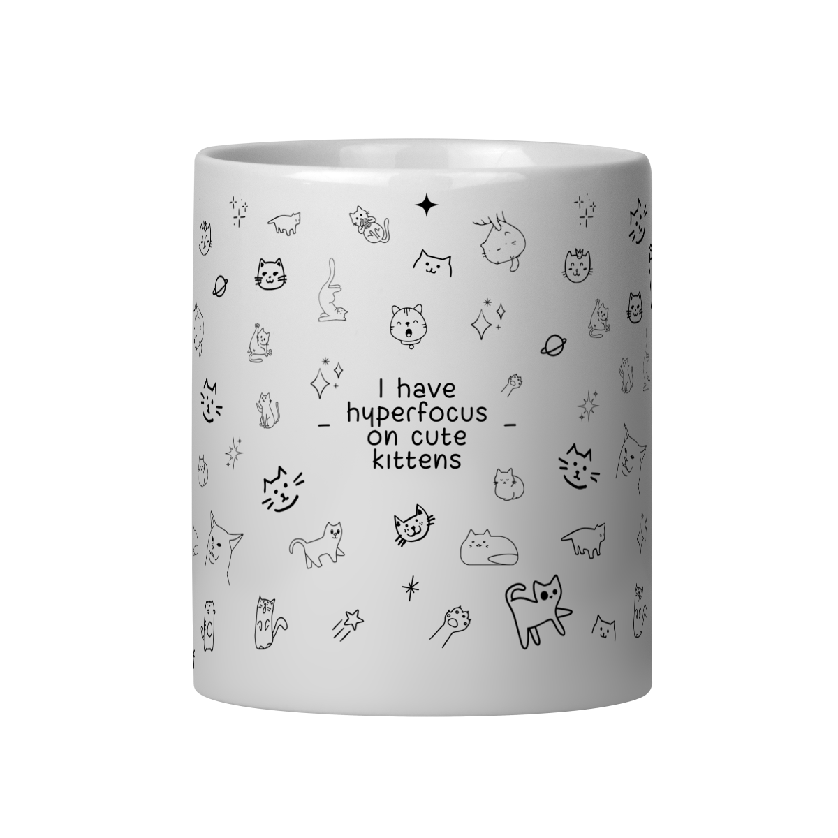 Caneca Hyperfocus - Cute Kittens