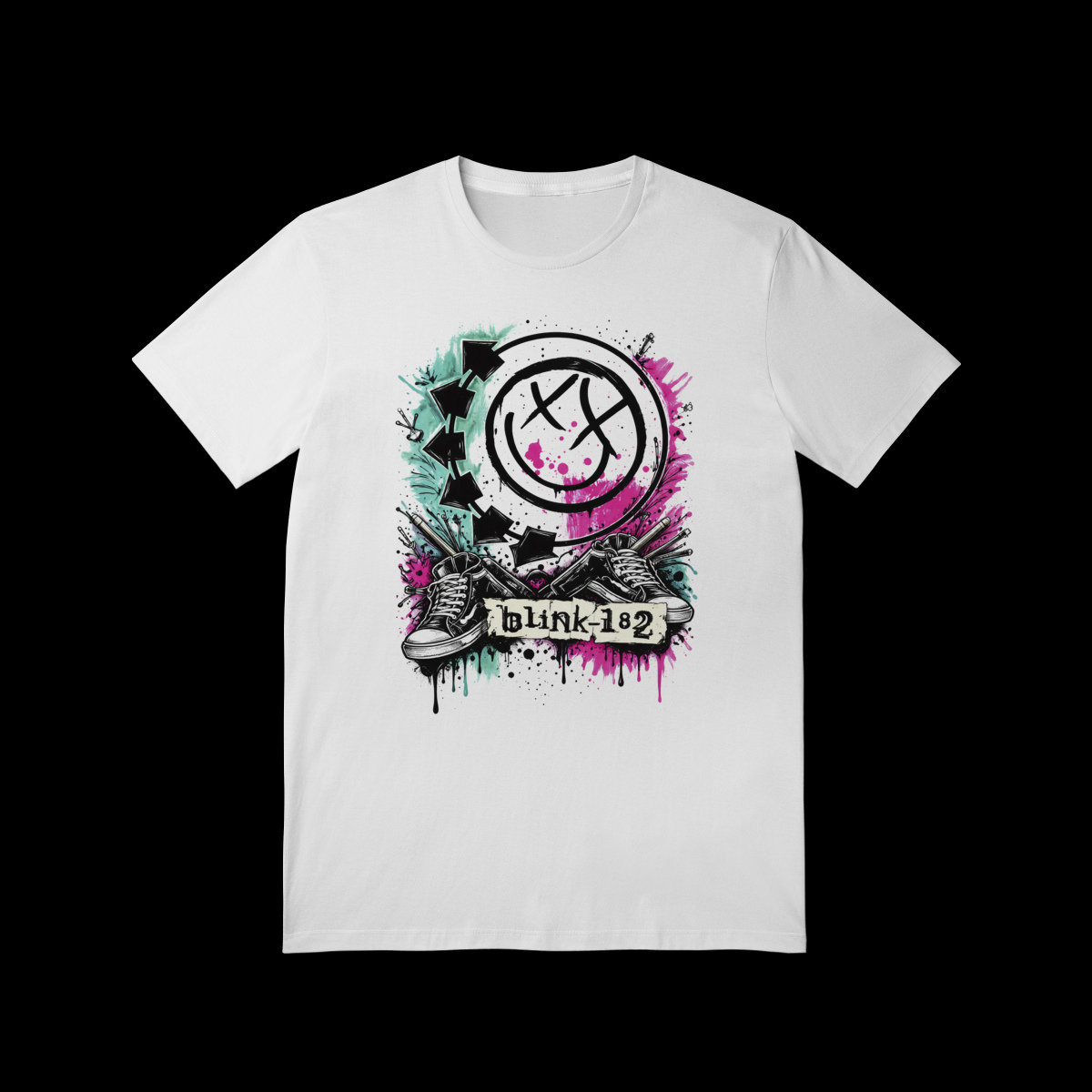 Camiseta blink 182 Personalizada Exclusiva