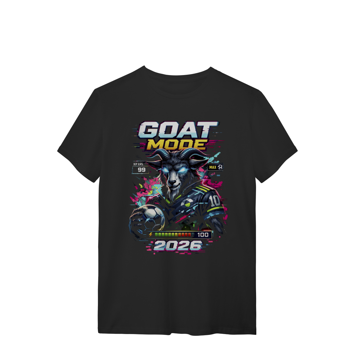 Camiseta Goat Mode Ano de jogo, Copa do Mundo 2026
